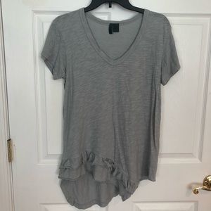 Lite Gray Short Sleeve Shirt from Anthropologie